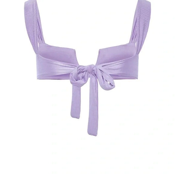 Divino Seas ANA DE BRETAÑA / LAVENDER SILK - TOP - Picture 2 of 11